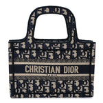 Oblique Mini Book Tote Blue Multicolor