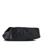 Lambskin Quilted Large Chanel 19 Flap Navy Blue