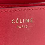 Box Calfskin Small Classic Box Flap Bag Red
