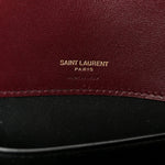 Lambskin Chevron Quilted Small LouLou Rouge Cabernet