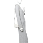 Lambskin Maxi Intreccio Candy Cassette Crossbody Bag Chalk