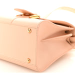 Box Calfskin Mini Brillant Satchel Nude