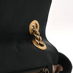Calfskin Matelasse Small GG Marmont Shoulder Bag Black
