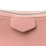 Epi Easy Pouch On Strap Rose Ballerine