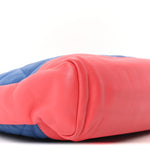 Lambskin Quilted Large 31 Shopping Bag Blue Red