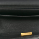 Lambskin Quilted Mini Rectangular Flap Black