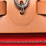 Vache Hunter Toile Herbag Zip 31 PM Rouge Tomate Natural