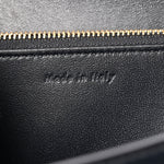 Box Calfskin Medium Classic Box Flap Bag Navy