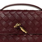 Nappa Intrecciato Long Andiamo Top Handle Clutch Barolo