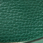 Dollar Calfskin Crystal Mini Dionysus Top Handle Bag Emerald