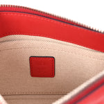 Visetos Nappa Mini Delmy Chain Shoulder Bag Ruby Red