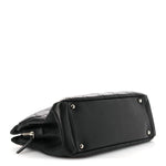 Caviar Quilted Timeless CC Soft Tote Black