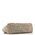 Tweed Quilted Medium Chanel 19 Flap Ecru Black