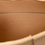 Lambskin Maxi Intrecciato Extra Mini Cassette Crossbody Bag Almond