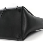 Grained Calfskin Medium Phantom Luggage Black