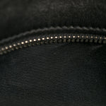 Lambskin Quilted Medium Loulou Puffer Monogram Chain Satchel Black