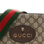 GG Supreme Monogram Web Neo Vintage Shoulder Bag Beige New Acero Crop