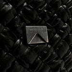 Calfskin Intreccio Kalimero Messenger Black