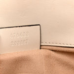 Calfskin Matelasse Super Mini GG Marmont Shoulder Bag White