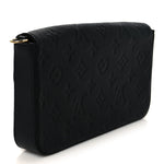 Empreinte Pochette Felicie Chain Wallet Black