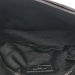 Lambskin Quilted Small Loulou Puffer Monogram Chain Satchel Black