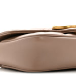 Calfskin Matelasse Super Mini GG Marmont Shoulder Bag Porcelain Rose