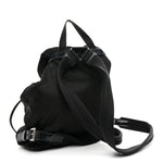 Tessuto Nylon Vela Cinch Backpack Black