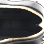 Lambskin Quilted CC In Love Heart Clutch With Chain Black