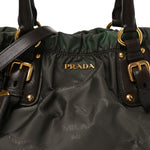 Tessuto Nylon Jacquard Logo Tote  Bruciato Sughero