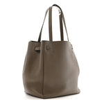 Soft Grained Calfskin Small Belt Cabas Phantom Taupe