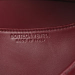 Nappa Intrecciato Knot Lock Top Handle Crossbody Bag Barolo
