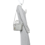 Lambskin Intrecciato Small Getaway Agate Grey