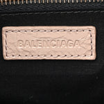 Arena Lambskin Classic Hardware Medium Le City Hobo Bag Sesame