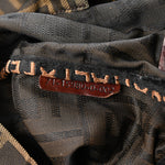 Zucca Drawstring Flap Backpack Tobacco