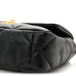 Lambskin Quilted Medium Chanel 19 Flap Black