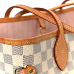 Damier Azur Neo Neverfull MM Rose Ballerine