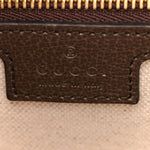 GG Supreme Monogram Web Small Ophidia Top Handle Bag Beige Ebony