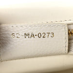 Supple Calfskin Cannage Medium Caro Bag Ivory