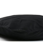 Nylon Flat Messenger Bag Black