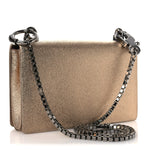 Metallic Calfskin DG Girls Millennials Crossbody Bag Gold