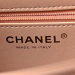 Shiny Caviar Preppy Coco Small Flap Light Pink