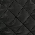 Lambskin Quilted Maxi Icare Shopping Tote Black