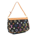 Monogram Multicolor Pochette Accessories Black