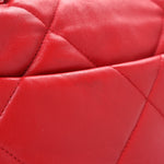 Lambskin Quilted Medium Chanel 19 Flap Red