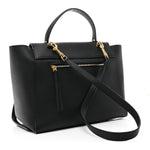 Grained Calfskin Mini Belt Bag Black