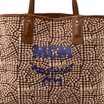 Visetos Large Liz Reversible Shopper Tote Cognac