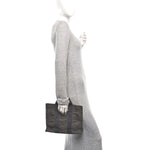 Canvas Herline PM Tote Grey