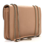 Dollar Calfskin Interlocking G Shoulder Bag Camelia