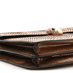 Metallic Snakeskin Serpenti Forever Medium Shoulder Bag Gold