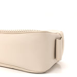 Perforated Calfskin Leggero Intrecciato Belt Bag Mist Plaster